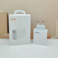 Chargeur mural 67W original, adaptateur de chargeur 67 watts EU US pour Xiaomi Redmi K50 Poco 3 Pro Mi 12 11 Ultra, câble Type C