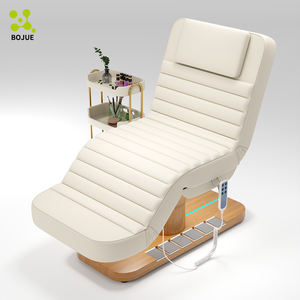Lujo moderno oro blanco salón muebles 4 Motor eléctrico belleza Facial masaje cama Mesa silla Facial Spa cama de pestañas - Product Image 6