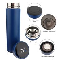 Bouteille d'eau intelligente portable avec affichage de la température, gobelet isotherme sous vide, thermos pour thé chaud, vente en gros personnalisée