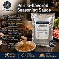 500g Perilla-smaak saus, Aziatische dipsaus in zakje voor hotpot restaurants, foodservice, OEM, private label