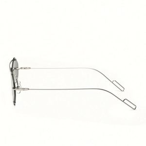 Gafas de Sol de Moda Nuevas 2021 para Mujer, Gafas de Sol Retro con Marco de Metal y Decoración de Remaches, Estilo Polígono con Cristales de Diamante - Product Image 4