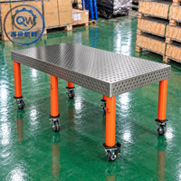 Plateforme de soudage 3D modulaire portable, assemblage facile, table de soudage flexible pour garage et atelier de maintenance