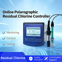 Analyseur de conductivité par induction électromagnétique, pH en ligne, chlore résiduel, ozone, turbidité, moniteur d'oxygène dissous, 0,02 pH, eau