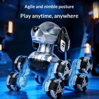Nouvelle voiture télécommandée robot chien électrique en plastique, contrôlée par application, avec portée de 50 m, pour utilisation intérieure et extérieure, pour garçons