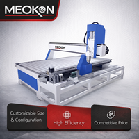 Fresadora CNC de 4 Ejes, Máquina Multifuncional para Grabado en Madera y Tallado 3D, Eje Rotatorio, Control NC Studio, Husillo Único, Potencia de 3.0-6.0kW