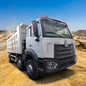 รถบรรทุกดิน Howo มือสอง ยี่ห้อ Sinotruk เครื่องยนต์ดีเซล 8x4 12 ล้อ ราคาดี พร้อมขาย - Product Image 1