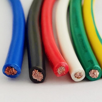 Fil de cuivre toronné RV à âme unique 450/750V, isolé PVC, souple, pour applications électriques industrielles et armoires de commande internes
