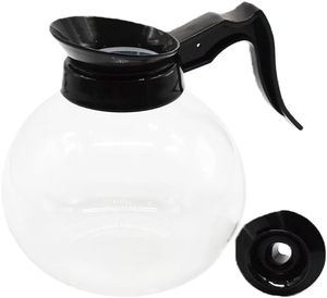 Transparent Plastic <b>Tea</b> Maker with Black Lid and Handle Minimalist Design Filter for Coffee & <b>Tea</b> <b>Sets</b> - Product Image 1