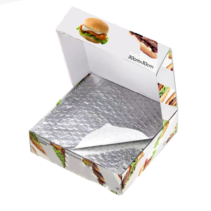 環境に優しいバーガー用ラップやタコス用のアルミ箔ラミネート紙容器 - Product Image 1