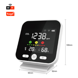 Medidor de CO2 de Escritorio Mini, Medidor de CO2 Inteligente con Wifi Tuya, Analizador de Gas CO2 Portátil, Detector de Dióxido de Carbono, Venta al Por Mayor de Fábrica - Product Image 4