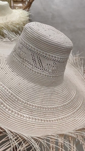 ND127 Sombreros de Papel de Arroz Japonés Glaseado, 5bu 3bu 8bu, Cuerpo de <span class=keywords><strong>Sombrero</strong></span> de Papel Japonés <span class=keywords><strong>con</strong></span> Cera, Tejido a Mano, <span class=keywords><strong>Toquilla</strong></span> - Product Image 3