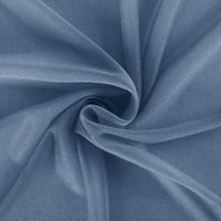 Kain Draperi Lengkung Glitter Biru Debu Loopiske 1 Panel 29" X 65 Yard Tirai Latar Belakang Transparan untuk Upacara Pernikahan Musim Panas