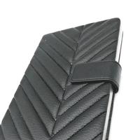 Cahier de bureau A5 à reliure à anneaux souple noire à couverture rigide en cuir PU avec fermeture magnétique
