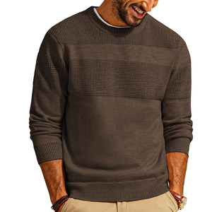 RAJU IMPEX Men's Winter Pullover Sweater 100% Polyester Anti-shrink <b>Quick</b> Dry Breathable Full Sleeve Solid Pattern 300g Fabric - Product Image 1