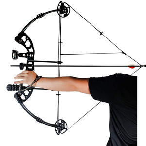 Ensemble d'équipement de tir à l'<span class=keywords><strong>arc</strong></span> extérieur 30-60 livres <span class=keywords><strong>arc</strong></span> de <span class=keywords><strong>poulie</strong></span> composite avec pointe en acier plastique carbone pour le tir - Product Image 3