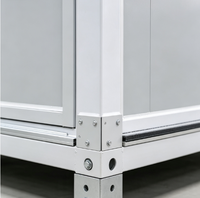 Container Prefabbricato Modulare con Pannelli Sandwich per Ufficio da Cantiere, Dormitorio per Lavoratori, Chiosco, Stand Commerciale