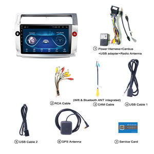 Wanqi 9 pouces Android 14 voiture Dvd lecteur multimédia Radio vidéo Audio stéréo Gps Navi système pour <span class=keywords><strong>Citroen</strong></span> <span class=keywords><strong>C4</strong></span> 2004-2009 WiFi - Product Image 6