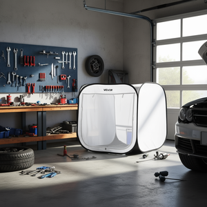 Tente de peinture en spray Vevor Pop-Up 30x30x30 pouces avec porte en maille pour garage automobile - Product Image 2