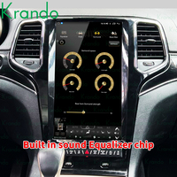 Navegador Android de 13.6 Pulgadas Estilo Tesla para Jeep Grand Cherokee 2014-2020 Radio de Coche Multimedia Autoestéreo con CarPlay Inalámbrico y 4G