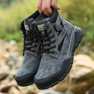 Scarpe da Lavoro Alte da Uomo con Punta in Acciaio Antinfortunistiche e Antiperforazione per Lavoro in Fabbrica ed Escursionismo Protezione di Sicurezza Resistenti all'Usura - Product Image 6