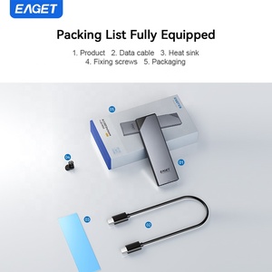Casing SSD EAGET SE630D Aluminium M.2 NVMe PCIe, Tipe C USB3.2 10Gbps, Casing Hard Disk HDD - Product Image 6