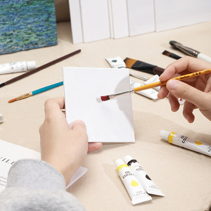 Kích Thước Tùy Chỉnh Mini Trống Kéo Dài Vẽ Sơn Dầu Vải Bảng Điều Khiển Hội Đồng Quản Trị Cho Sơn Acrylic - Product Image 5