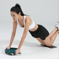 Offre Spéciale : Rouleau d'Exercice Abdominal Mobile à 4 Roues Amovibles – Équipement de Fitness à Domicile
