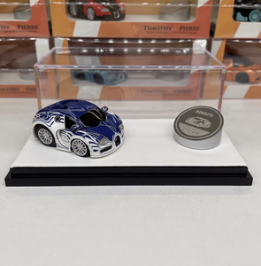 Modèle de voiture miniature Bugatti <span class=keywords><strong>Veyron</strong></span> EB Q Version en résine moulée sous pression 1:64, réaliste et haut de gamme - Product Image 6