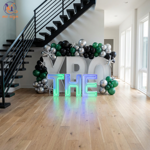 Lettres lumineuses LED personnalisées, enseignes numériques pour intérieur et extérieur, fournitures pour mariages, anniversaires, fêtes, décoration d'événements - Product Image 2