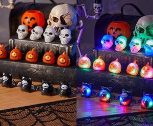 Halloween <span class=keywords><strong>LED</strong></span> Light up Finger nhẫn trang trí đồ chơi Halloween <span class=keywords><strong>LED</strong></span> dạ quang trẻ em nhẫn đồ chơi nhấp nháy phát sáng trong bóng tối - Product Image 6