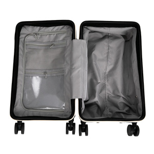 Valise trolley rigide moderne en aluminium avec cadre PC, 4 roues, serrure TSA, grande capacité, écologique, pour voyage - Product Image 5
