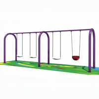 Ensemble de balançoires pour enfants Lovekids, garantie de qualité, coloré, en alliage, équipement de terrain de jeu commercial pour usage intérieur/extérieur, centre commercial 10