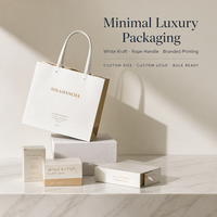 Sacs cadeaux d'anniversaire en carton blanc de style chinois personnalisés avec estampage à chaud, nouveaux sacs cosmétiques transfrontaliers sur mesure
