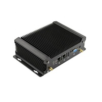 Ordenador industrial sin ventilador con doble canal integrado DB9 RS232 8 USB DDR4 RAM Intel Core i5 Series para enchufe de EE. UU.