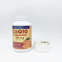 Capsules de CoQ10 100mg Certifiées Qualité : Renforcent l'Immunité, Antioxydant pour la Santé Cardiaque et la Production d'Énergie