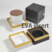 Coffret Cadeau de Luxe Personnalisé pour Bougie de Demoiselle d'Honneur avec Calage