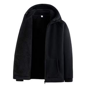 RUIQUWIN-Sudadera con capucha cálida de doble capa para hombre, chaqueta a prueba de viento para uso informal al aire libre, venta al por mayor - Product Image 2