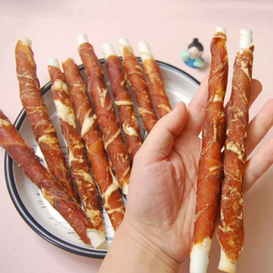 Delicioso Petisco para Cães em Forma de Wrap de Pato Rico em Proteínas, Feito de Couro de Vaca Puro, Snack Focado em Proteínas, Mastigável Dental com Vitaminas e Minerais Balanceados - Product Image 2