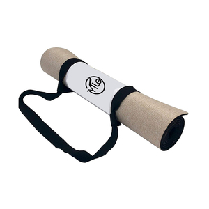 Esterilla de yoga ecológica de algodón de cáñamo de lino de caucho natural orgánico personalizada yute grueso de 4mm-5mm con logotipo personalizado a la venta - Product Image 6