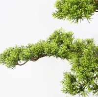 Plantes artificielles d'arbre de bonsaï de cyprès pour la décoration à la maison pour la remise des diplômes et les occasions d'Halloween