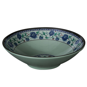 ชามเมลามีนลายดอกไม้ขนาดใหญ่สำหรับร้านอาหาร - Product Image 1