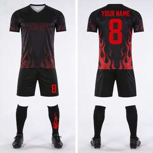 Camiseta <span class=keywords><strong>de</strong></span> Fútbol Estilo Tailandés, Ligera, <span class=keywords><strong>de</strong></span> Secado Rápido, Cómoda para Todas las Edades, con Nombre y Logotipo Personalizados para Entrenamiento - Product Image 1