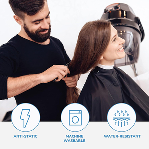 Capa de Maquillaje Personalizada con Logotipo para Salón de Belleza, Estudiantes y Artistas de Maquillaje, Impermeable, Corta, para Corte de Cabello, Capas Cosméticas - Product Image 6