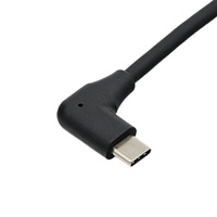 Câble de synchronisation de données USB 3.2 mâle-femelle de type C à angle gauche/droit en fibre optique coaxiale personnalisé de haute qualité, PVC, haute vitesse de transfert