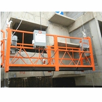 Plateforme suspendue électrique autoportante pour la construction, pince murale en acier/alliage d'aluminium, capacité de levage maximale 300 m