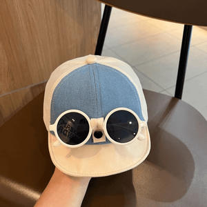 Gorra de Béisbol Plegable Estilo Coreano Desmontable <span class=keywords><strong>para</strong></span> Niños y Niñas, Sombrero de Pescador de Verano a la Moda <span class=keywords><strong>para</strong></span> Bebés - Product Image 6