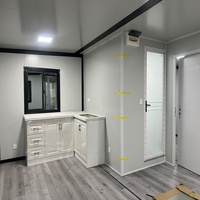 Conteneur hivernal pliable et extensible préfabriqué miniature de 20, 30 et 40 pieds, kit modulaire compact pour hôtels à panneaux sandwich
