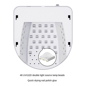 Lampe à ongles UV LED rechargeable 192W avec écran tactile, sécheuse pour vernis gel, pour le durcissement de la colle à ongles et le nail art en salon - Product Image 3