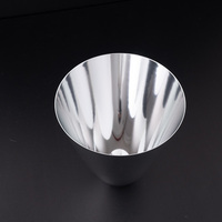 Réflecteur en aluminium filé de précision pour éclairage LED, abat-jour, miroir poli, couvercle de réflecteur anodisé OEM