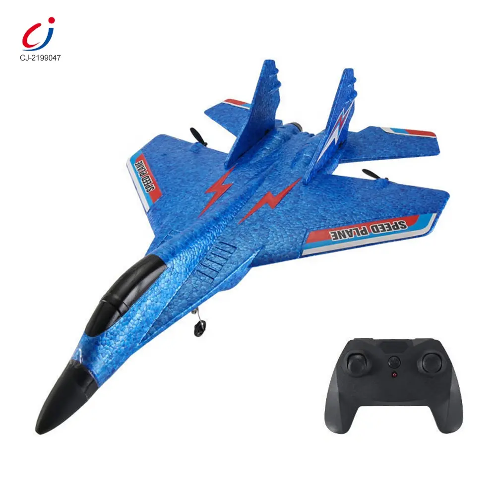 Avión de espuma de radiocontrol, modelo de caza de 2,4g, juguete de avión eléctrico a control remoto, superventas